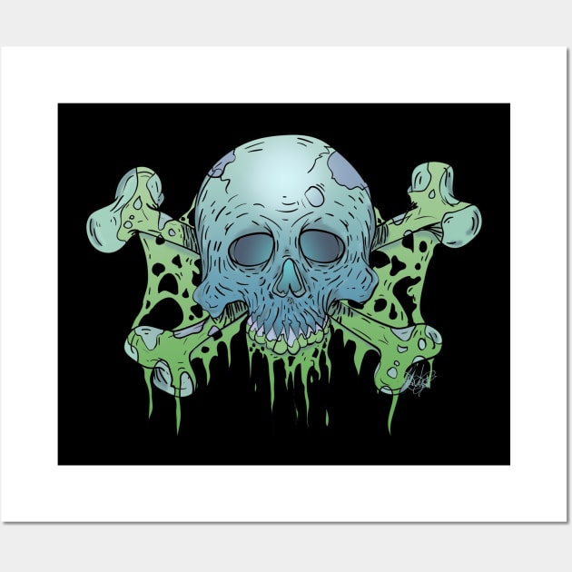 Death comes Ripping Wall Art by schockgraphics